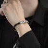 Auspicious Clouds Adjustable String Bracelet with Copper Charm