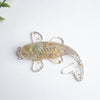 Koi Fish Crystal Chip Epoxy Resin Luck Decoration