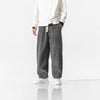 Men's Corduroy Harem Pants with Drawstring Waist and Pockets