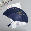Chinese Style Folding Hand Fan with Nature Motifs