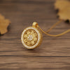925 Sterling Silver Eight Treasures Luo Pan Necklace Pendant