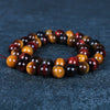 Tiger Eye Bead Bracelet for Protection and Strength