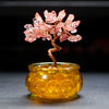 Crystal Gemstone Money Tree Home Decoration