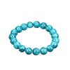 Turquoise Bracelet, Magnesite Inlay, Handmade Beads