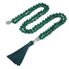 108 Bead Tassel Necklace Natural Stone Wrap Chain
