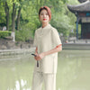 Women's Meditation Cloth Cotton Linen Tai Chi Set