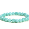 Natural Stone Beaded Bracelet, 6mm to 10mm Gemstone Jewelry
