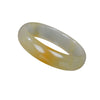 Natural Golden Silk Jade Luck Wealth Bracelet Bangle