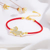 925 Silver Red String Horse Bracelet