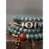 Dzi Bead Wisdom Bracelet Mala Necklace 108 Beads