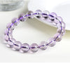 Faux Purple Crystal Bead Bracelet for Women, Simple Round Style