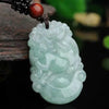 Carved Jade Zodiac Pendant Necklace