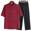 Men's Meditation Cloth Chinese Style Tang Suit Set