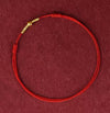 Handmade Red String Bracelet with Love Knot and Flower Charm