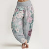 Women's Harem Pants, Cotton Full-Length Yoga Trousers
