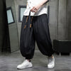Men's Harem Pants Corduroy Drawstring Trousers