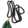 Natural Agate 108 Bead Mala Necklace