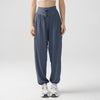 Women's Harem Pants Plain Drawstring Elastic Waist Yoga Sweatpants With Pockets