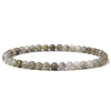 4mm Various Stone Crystal Mini Beads Bracelet