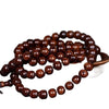 Yellow Rosewood Prayer Bead Bracelet