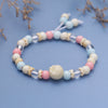 Glass Animal Charm Bracelet, Handmade Beaded Wristband