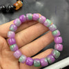 Jade Bead Bracelet Chinese Style Barrel Shape