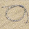 Copper Beads Luck Bracelet, Adjustable Woven Cord