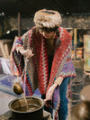 Tibetan Shawl Soft Warm Knitting Cloak Winter Tibetan Tassel Scarf