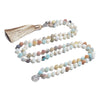 108 Bead Tassel Necklace Natural Stone Wrap Chain