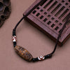 Tibetan Nine-Eye Dzi Bead Protection String Necklace
