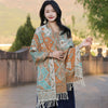 Tibetan Shawl Paisley Wrap Scarf