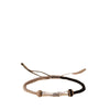 Silver Bamboo Protection Braided Bracelet