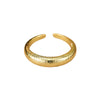 Simple Design Copper Luck Adjustable Ring