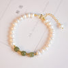 Freshwater Pearl and Hetian Jade Bracelet