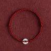 Emperor Coin Red String Bracelet for Luck and Protection