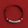 Om Mani Padme Hum Heart Sutra Carved Rope Bracelet Anklet