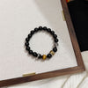 Natural Crystal Bracelet with Six True Words Mantra Charm