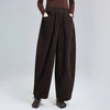 Women's Corduroy Harem Pants with Pockets