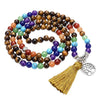 108 Bead Crystal Mala Prayer Beads Multilayer Bracelet Necklace