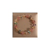 Amethyst Crystal Charm Bracelet with Four Leaf Clover