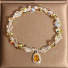 Crystal Butterfly Gourd Bracelet
