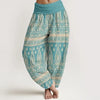 Women's Cotton Harem Pants with 3D Digital Print