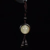 Luminous Wood Keychain with Gourd Charm