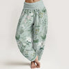 Women's Harem Pants Floral Print Yoga Trousers