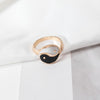 Yin Yang Symbol Blessing Couple Ring