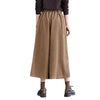 Women's Wide Leg Corduroy Pants With Pockets Belt