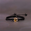 Citrine Bead King Kong Knot Peace Knot Luck Rope Bracelet