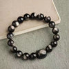 Obsidian Cat Charm Bracelet for Luck and Confidence
