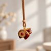 Copper Horse Pendant Necklace, New Chinese Style