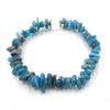 Crystal Chip Bracelet with Clear Center Bead